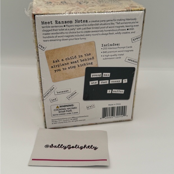 Ransom Notes Word Magnet Game - Picture 2 of 3